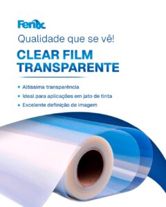Filme Clear Transparente 10 Micras - Medida 1,52