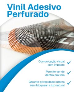 Vinil Adesivo Perfurado